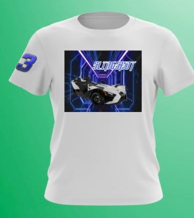 Slingshot Tee Shirts (White Shirt with White Slingshot)