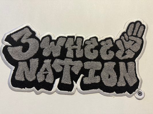Large 3 Wheel Nation Patch 12x5 Chanel
