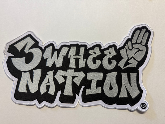 Large 3 Wheel Nation Patch (12X5)