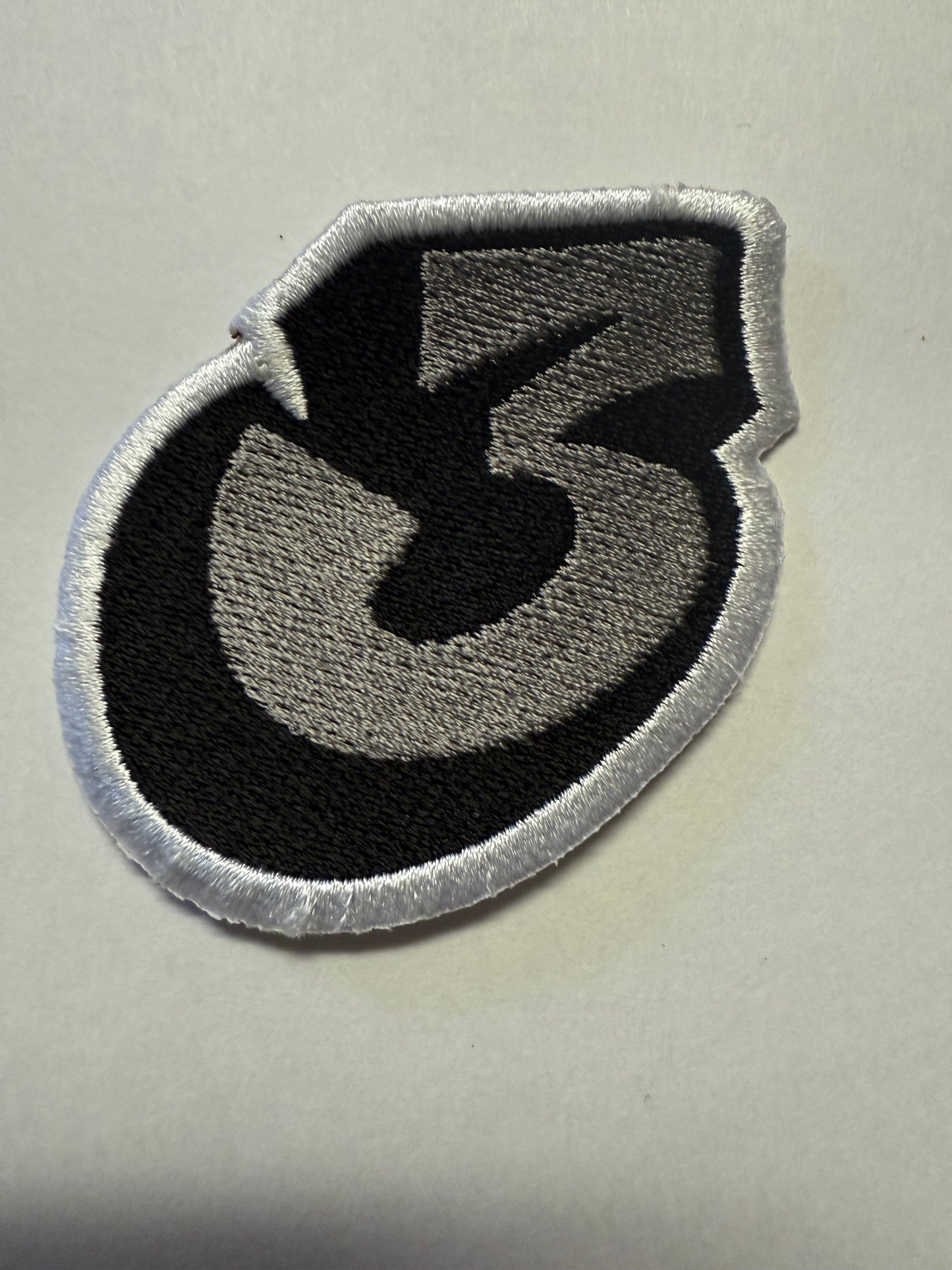 Small  "Number 3" Patch 2.5 inch