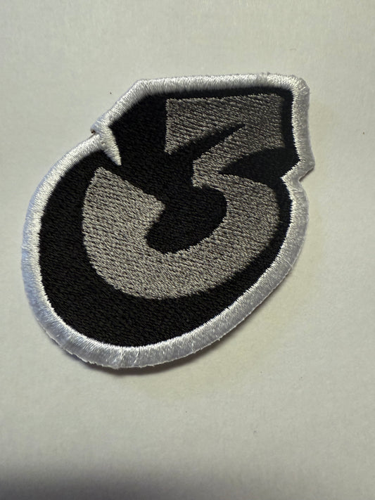 Small  "Number 3" Patch 2.5 inch