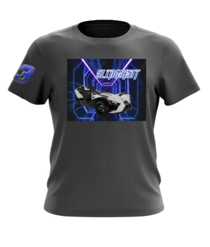 Slingshot Tee Shirts( Gray- Shirt with White Slingshot)