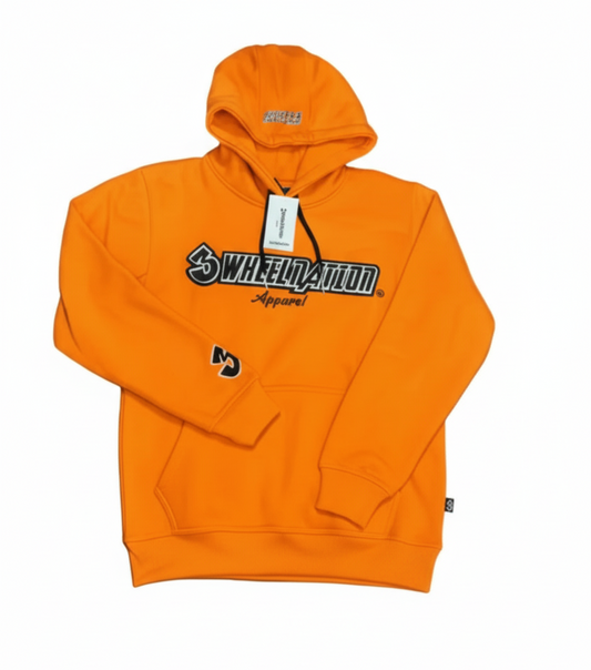 3 Wheel Nation hoodie (Orange)