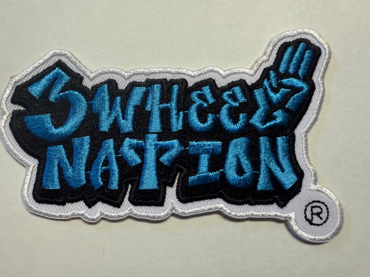 3 Wheel Nation Patch 4-inch(Blue)