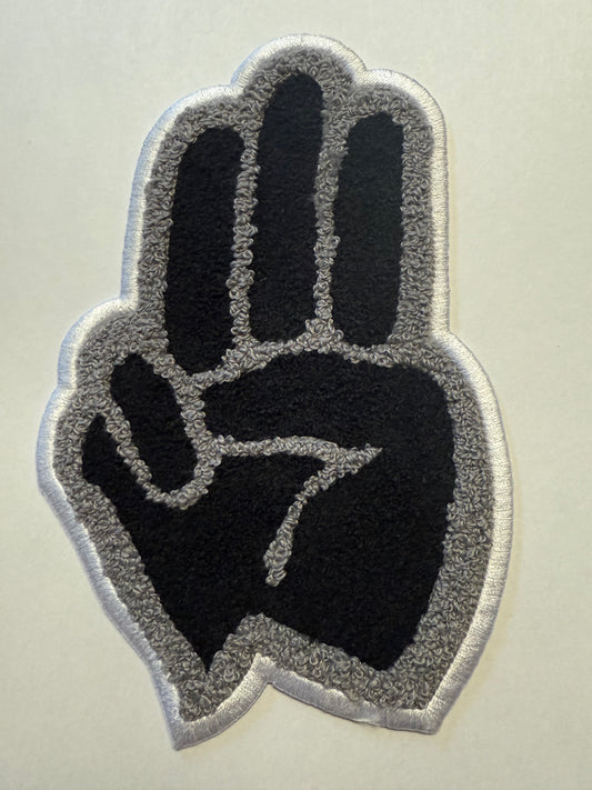 Three Fingers 7- inch Custom Chanel patch