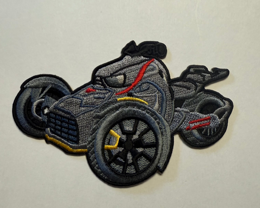 Ryker patch (Grey/Red)