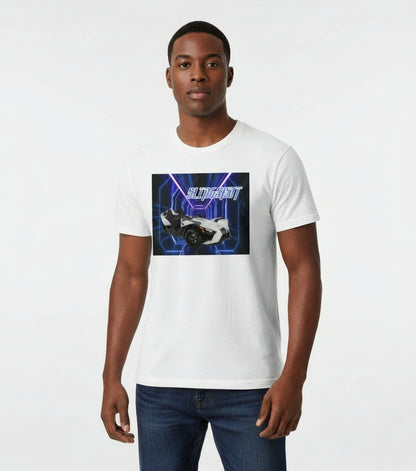 Slingshot Tee Shirts (White Shirt with White Slingshot)