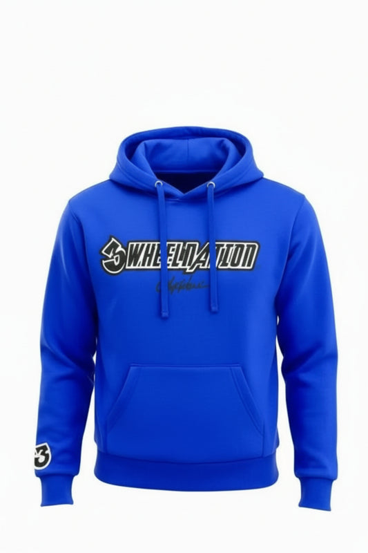 3 Wheel Nation hoodie (BLUE)