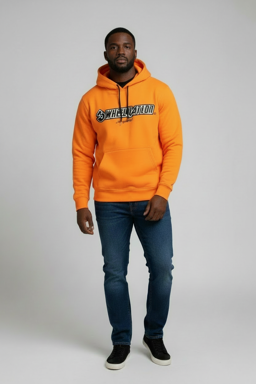 3 Wheel Nation hoodie (Orange)