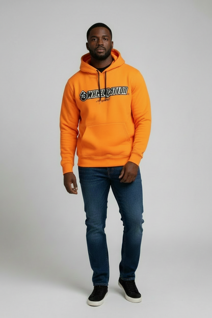 3 Wheel Nation hoodie (Orange)
