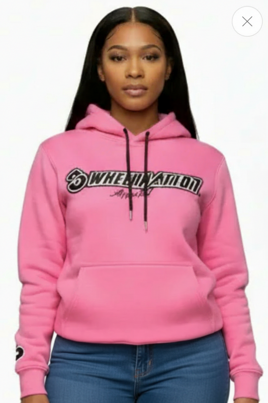3 Wheel Nation hoodie (Pink)