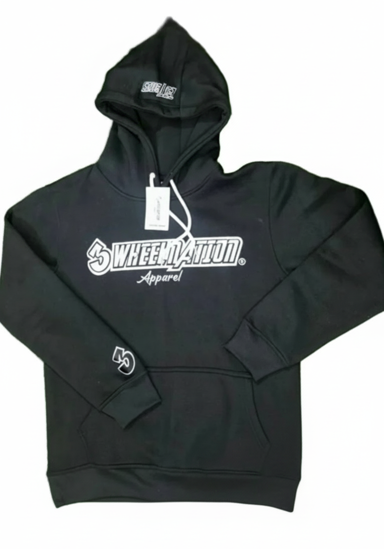 3 Wheel Nation hoodie (Black)