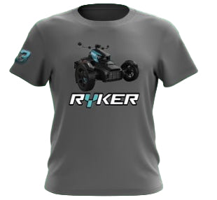 Ryker Tee Shirts ( Gray Shirt with Blue Ryker)