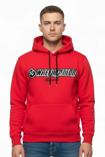 3 wheel Nation Hoodie (Red)