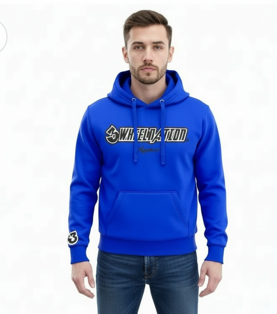 3 Wheel Nation hoodie (BLUE)