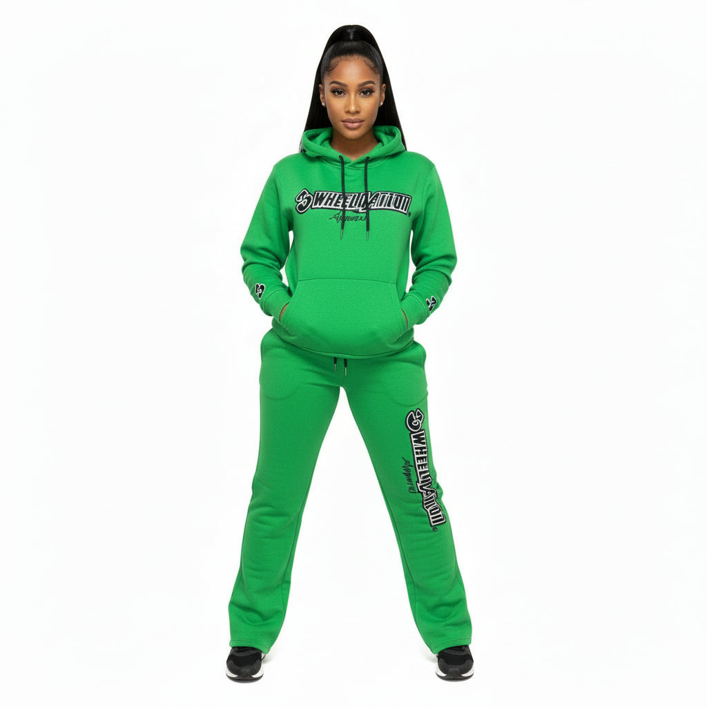 Green 3 Wheel Nation Sweatsuit