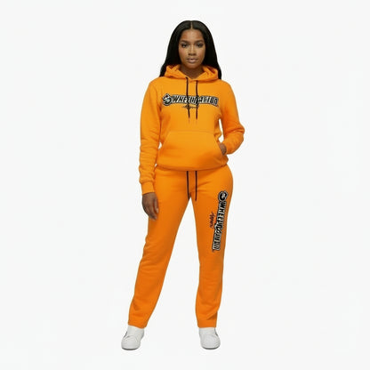 Orange 3 Wheel Sweatsuit