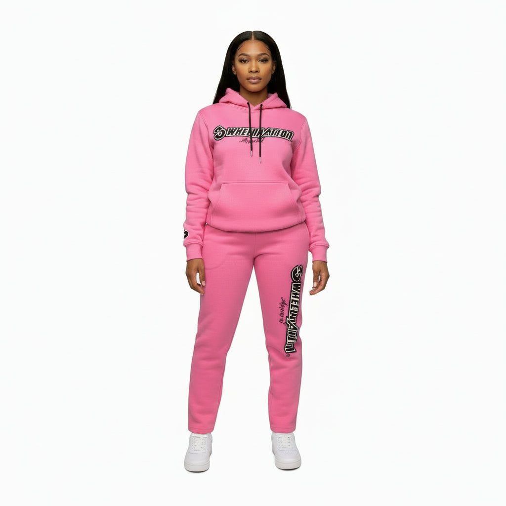 Pink 3 Wheel Nation Sweatsuit